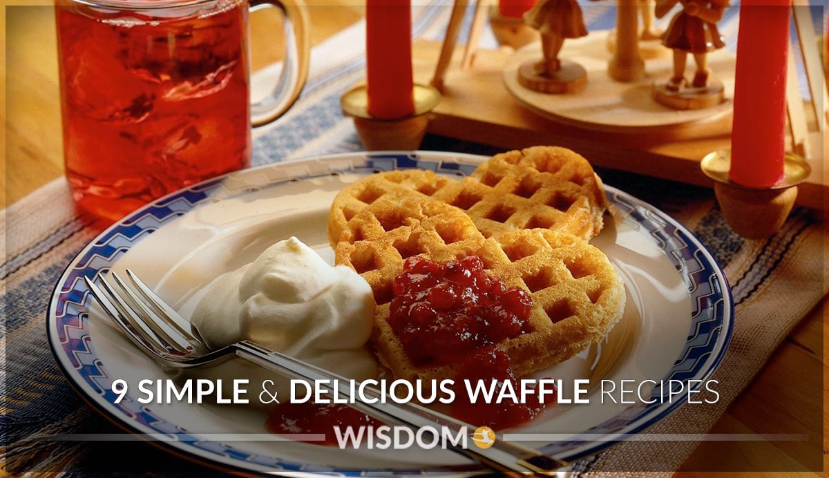 9 Delicious Waffle Recipes Cover
