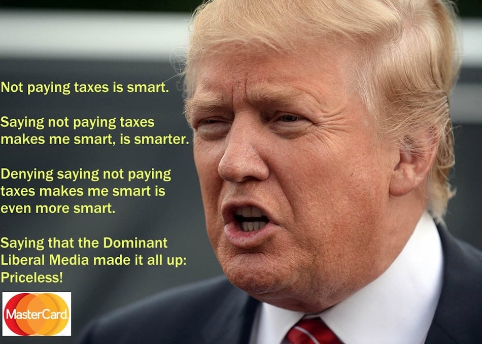 Trump Remark About Taxes